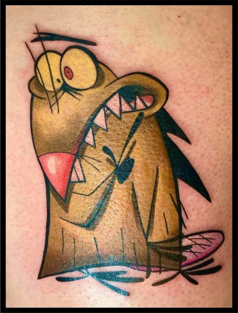 Tattoo Halle Lupus Umbra Comic