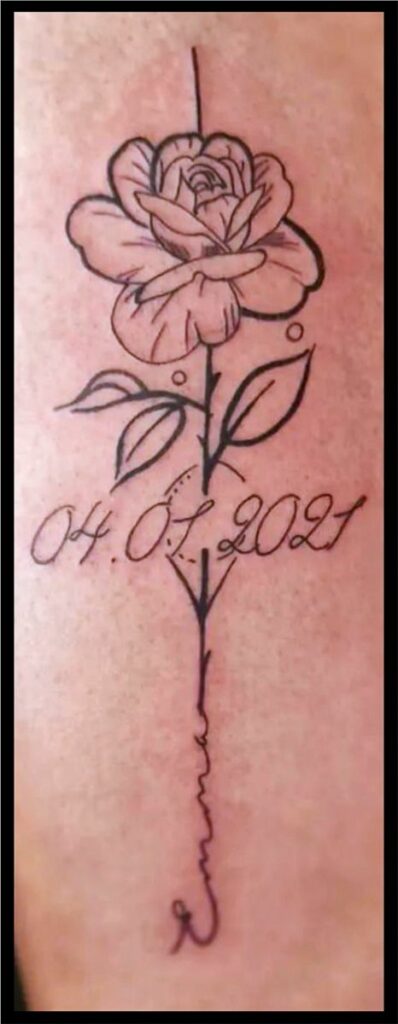 Tattoo Halle Lupus Umbra Rose